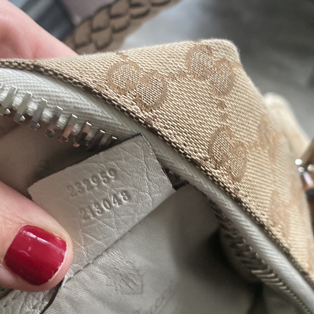 Gucci Beige and White Tote Bag - Picture 9 of 9